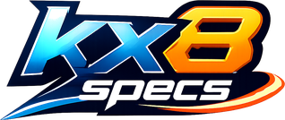 kx8 specs লোগো